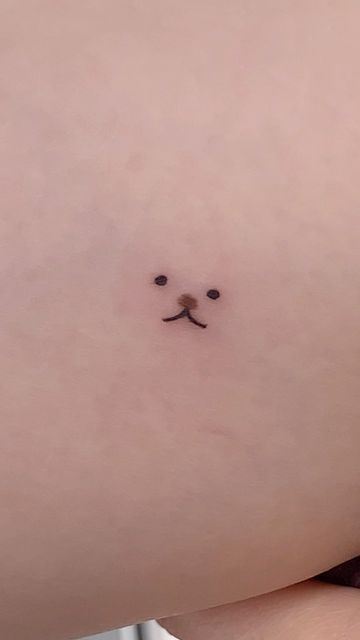 Tattoos With Moles, Mole Tattoo Coverup, Tattoo Around Mole, Mole Tattoo Ideas, Face Mole Tattoo, Mole Cover Up Tattoo, Laughing Tattoo, Otter Tattoo Simple, Tattoo Mole