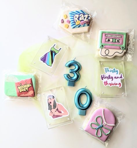 13 Going On 30 Nails, 13 Going On 30 Cookies, 13 Going On 30 Party Theme, 13 Going On 30 Birthday Party, Thirty Flirty And Thriving Party, 30 Flirty And Thriving Party, 13 Going On 30 Birthday, 30th Birthday Theme, Thirty Party