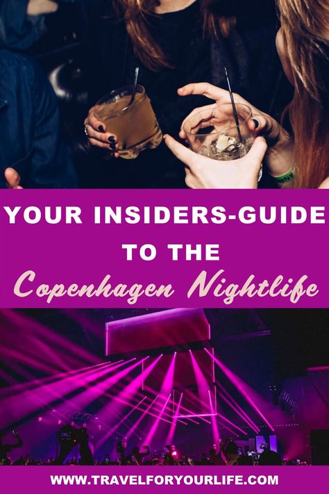 Copenhagen Clubs, Copenhagen At Night, Copenhagen Bars, Copenhagen Nightlife, Club Outfit Night, Copenhagen Travel Guide, Most Popular Cocktails, Copenhagen Travel, Night Bar