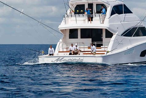 Baller Sport Fishing Boats - The Best Performance Yachts On Earth - Thrillist Fishing Yachts, Offshore Boats, Canoe Building, Sport Fishing Boats, Bay Boats, Boat Fashion, Offshore Fishing, Yacht Interior, Cool Boats