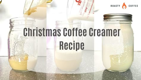 Frosted Sugar Cookie Creamer Recipe, Sugar Cookie Creamer Recipe, Sugar Cookie Coffee Creamer Recipe, Sugar Cookie Creamer, Flavored Coffee Creamer Recipes, Super Easy Sugar Cookies, Coffee Creamer Recipes, Homemade Pumpkin Spice Coffee Creamer, Sugar Cookie Christmas