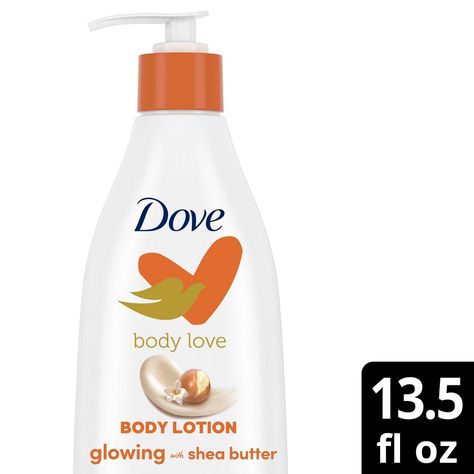 Dove believes in Body Love. That means caring for your body and showing it some love, no matter how you're feeling about it. With the new Dove Body Love collection, our hand and body lotions combine care for your skin with self-care for you. With a fast-absorbing and non-greasy formula, Dove Body Love Pampering Care body lotion provides long lasting care for soft, smooth, and radiant skin. This body lotion is infused with restoring ceramide serum to replenish ceramides with nutrients that streng Dove Body Love, Shea Butter Body Lotion, Dove Beauty, Bath N Body Works, Lotion For Dry Skin, Vanilla Scent, Moisturizing Body Lotion, Shea Body Butter, Vanilla Cream