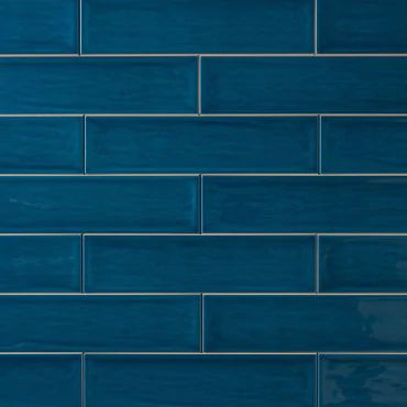 Ceramic Backsplash – Tilezz Cleaning Porcelain Tile, Glass Tile Shower, Easy Flooring, Blue Subway Tile, Blue Backsplash, Glass Tile Backsplash, Ceramic Subway Tile, Fresh Color Palette, Sanded Grout