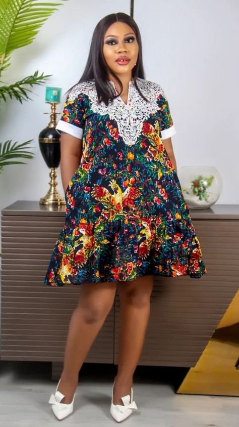 Short Gown For Pregnant Women, Short Grown Style Ankara, Simple Kitenge Dress Design, African Dresses For Pregnant Women, Ankara Dress For Pregnant Women, Short Kitenge Dresses Designs, Pregnant Women Outfits, Simple Ankara Gowns, Gown For Pregnant Women