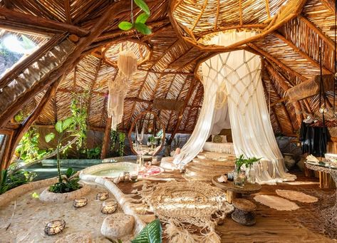 Tulum Style, Azulik Tulum, Tulum Beach, Bamboo House, Tulum Mexico, Dream Rooms, Beautiful Places To Travel, Pretty Places, Tulum