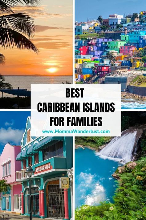 Are you planning a family vacation to the Caribbean? With so many incredible islands to choose from, it can be tough to choose the right one for your getaway. Fortunately for you, I’ve rounded up the most family-friendly Caribbean islands to help you plan an epic trip. From zip lining in Barbados to snorkeling in Jamaica, there’s something on this list for everyone. Best Family Carribean Vacations, Best Carribean Vacation With Kids, Best Caribbean Islands For Families, Best Carribean Islands To Visit, Best Carribean Island, Cheap Caribbean Vacations, Caribbean Family Vacation, Best Caribbean Islands, Carribean Travel