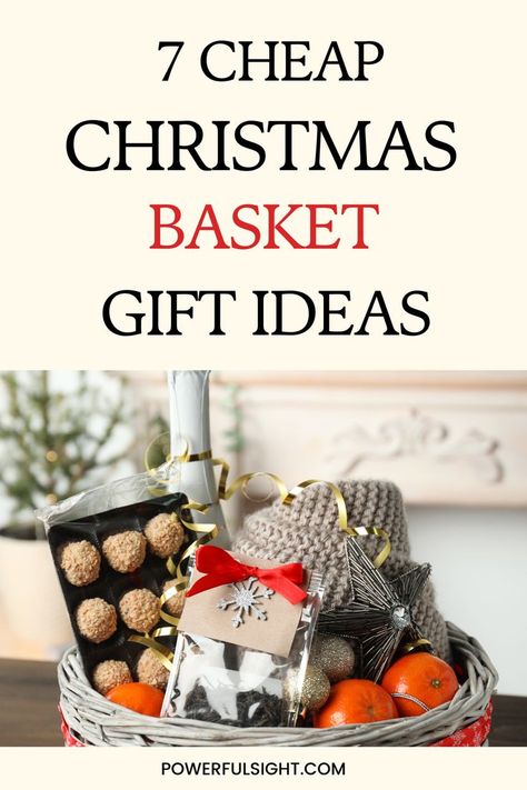 Christmas Basket Gift Ideas Womens Gift Basket Ideas Diy Christmas, What To Put In A Christmas Gift Basket, Themed Christmas Baskets, Small Gift Basket Ideas For Christmas, Gift Ideas For Couples Christmas, Family Gift Basket Ideas For Christmas, Couples Gift Basket Ideas, Couples Gift Basket, Cheap Gift Basket Ideas