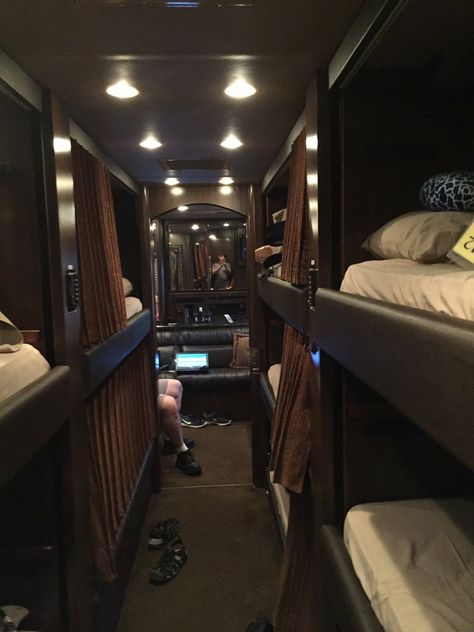 Tour Bus Exterior, Music Tour Bus Aesthetic, Touring Band Aesthetic, Tour Bus Interior Band, Tour Bus Aesthetic Band, Rv Aesthetic Interior, Cool Things To Have In Your House, Tour Bus Aesthetic, Touring Aesthetic