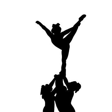 Cheerleader Drawing Poses, Cheerleading Silhouette, Cheerleading Backgrounds, Cheer Silhouette, Cheer Tattoos Cheerleading, Cheerleader Silhouette, Cheerleading Stickers, Cheerleader Art, Cheer Backgrounds