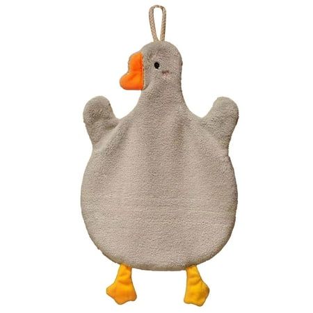 1pc Cute big goose hand towel Coral velvet hanging towel Kids cartoon hanging hand towel Fun big goose hand towel Material: Coral fleece Color: as the picture shows, (Due to the difference between different monitors, the picture may have slight color difference. please make sure you do not mind before ordering, Thank you!) Package weight: 50g Package size: 30x20x2cm,(Please allow 1-3mm error due to manual measurement. please make sure you do not mind before ordering.) Size: One Size.  Color: Gra Dinosaur Towel, Hand Towels Bathroom, Towels Kids, Gray Towels, Fingertip Towels, Kids Cartoon, Hanging Towels, Kitchen Towel Set, Drying Towels