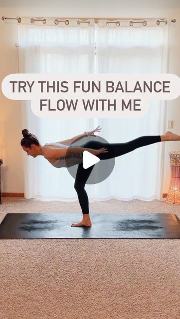 Yoga Flow Sequence Balance, Balance Flow Yoga, Airplane Pose Yoga, Tree Pose Yoga Sequence, Shiva Squat Yoga, Balance Yoga Sequence, Balance Challenge, Yoga Sequencing, Yoga Balance Poses