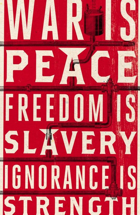 1984, Penguin Classics Anniversary Edition - Fonts In Use Thought Police, 1984 George Orwell, Winston Smith, 1984 Book, Penguin Modern Classics, Nineteen Eighty Four, Dystopian Novels, Penguin Classics, Freedom Is