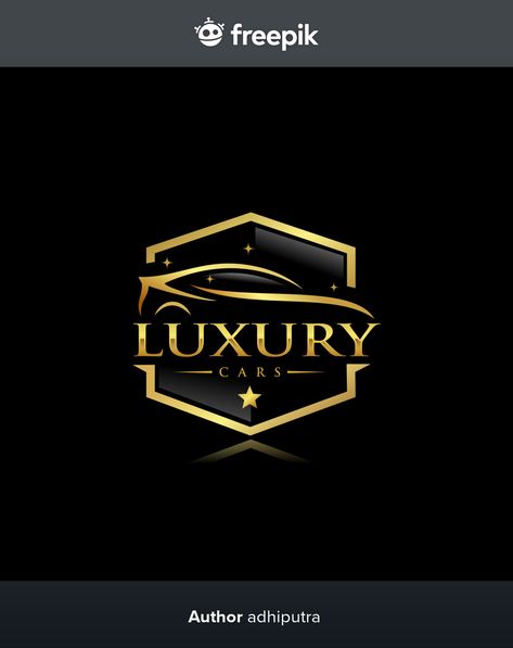 Luxury cars logo Premium Vector | Premium Vector #Freepik #vector #logo #gold #car #star Car Rental Logo Ideas, Rental Car Logo, Car Rental Logo Design, Luxury Logo Design Gold, Car Logo Design Ideas, Car Rental Logo, Rental Car Hacks, Cars Brands, Luxury Car Logos