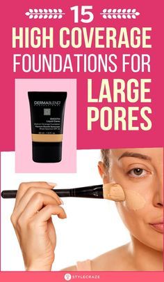 Foundation For Large Pores, Large Pores Makeup, Clear Acne Fast, Best Foundation For Acne, Best Hydrating Serum, Best Foundation For Oily Skin, Makeup Routines, Big Pores, Best Drugstore Foundation