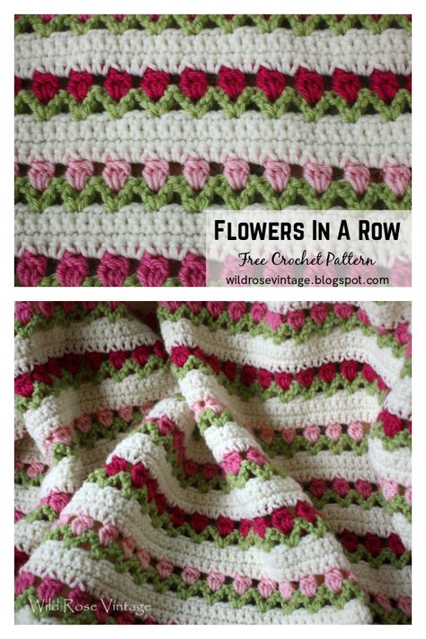 8 Tulip Crochet Patterns - Page 2 of 2 Tulip Blanket Crochet Free Pattern, Crochet Tulip Stitch Pattern Free, Crochet Blanket Flower Pattern, Flower Crochet Blanket Pattern Free, Tulip Blanket Crochet, Flower Crochet Pattern Blanket, Tulip Stitch Crochet Blanket, Tulip Stitch Crochet Pattern, Crochet Tulip Cardigan