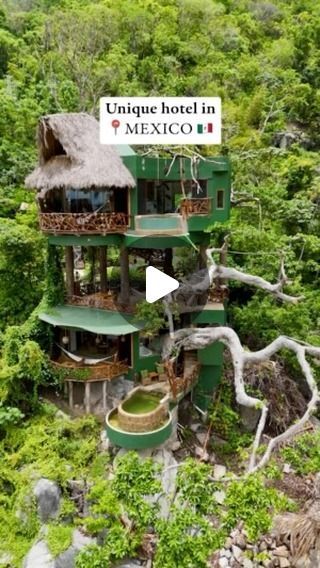 BEAUTIFUL HOTELS on Instagram: "@rifstick_boogy captured the essence of luxury and relaxation at Villa Lala, an adults-only boutique hotel, just a 30 minute drive from Puerto Vallarta, Mexico! 🌴🇲🇽   Blending perfectly into the lush jungle environmental, Villa Lala offers 12 architecturally stunning suites, with selected rooms offering private infinity pools overlooking Puerto Vallarta’s stunning coastline. 🌊 😍   Kayak through turquoise waters, indulging in romantic dinners, and unwinding in ultimate luxury. Your dream getaway awaits! 💖   📽 @rifstick_boogy 📍 Puerto Vallarta, Mexico 🎶 warmkeys. - Like the Old Days #beautifuldestinations #beautifulmexico #beautifulhotels #bucketlisthotel #treehousehotel" Villa Lala Puerto Vallarta, Bucket List Hotels, Lush Jungle, Treehouse Hotel, Infinity Pools, Mexico Hotels, Puerto Vallarta Mexico, Exotic Places, Unique Hotels