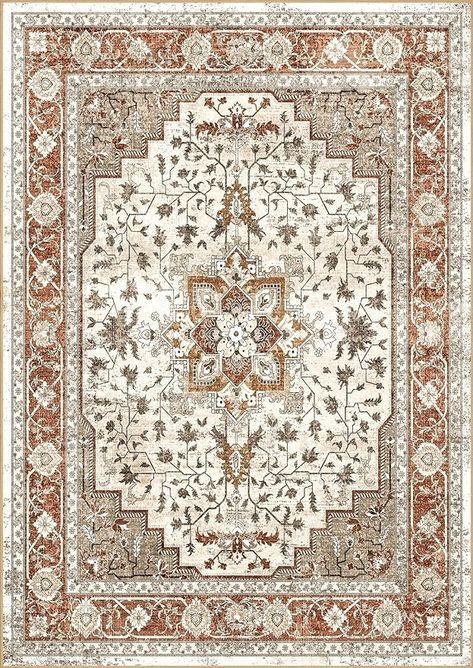 Amazon.com: Area Rugs for Living Room Non-Shedding Boho Rug for Bedroom 0.3inch Vintage Washable Non-Slip Back Carpet for Home Office and Other High Traffic Areas (Dark Brown Beige, 9 * 12) : Home & Kitchen Boho Carpet, Rug For Bedroom, Afghan Dresses, Rug Texture, Rugs For Living Room, Brown Beige, Bedroom Rug, Boho Rug, Rugs In Living Room