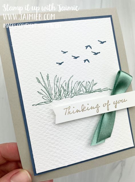 Stampin Up Sympathy Cards, Stampin Up Card, Encouragement Cards, Stamping Up Cards, On The Horizon, Card Making Inspiration, Get Well Cards, Sympathy Cards, Stamping Up