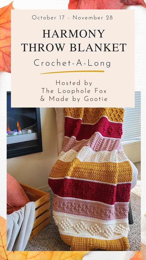 Textured Crochet Cable Stitch CAL | HanJan Crochet Crocheted Throw Blankets Free Patterns, Crochet Patterns Throw Blankets, Hobby Lobby Yarn Patterns, Cal Crochet Blanket, Crochet Along Blanket Patterns Free, Crochet Christmas Afghan Patterns Free, Crochet Cal Patterns, Crochet Cable Stitch Pattern, Crochet Along