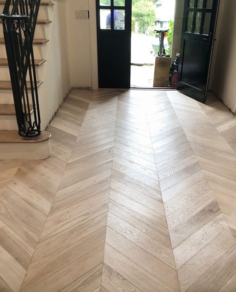 French Flooring, Hallway Tiles, Toronto Condo, Renovation Kitchen, French Oak Flooring, Herringbone Wood Floor, Herringbone Wood, Small Condo, The Garrison