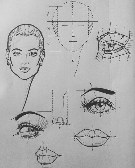 how to draw portraits – tutorials and ideas | Sky Rye Design Tattoo Sketch Ideas, How To Draw Portraits, Fashion Illustration Face, Fashion Illustration Poses, Fashion Figure Drawing, 얼굴 드로잉, Fashion Illustrations Techniques, Fashion Drawing Sketches, Fashion Drawing Tutorial