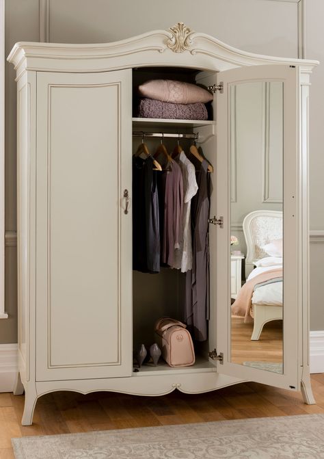 French Style Wardrobe Furniture, French Wardrobe Furniture, Classic Wardrobe Furniture, Cupboard Aesthetic, Classic Wardrobe Design, Classic Cupboard, Lock Stock And Barrel, Classic Bedroom Furniture, French Furniture Bedroom