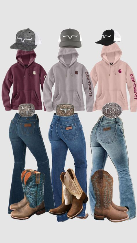 Winter Outfits Cowgirl, Cowgirl Clothes Western, Cute Winter Country Outfits, Women’s Country Outfits, Country Girl Outfits Aesthetic, Cow Girl Outfits Ideas, Country Clothes Women, Cowgirl Style Outfits Winter, Rodeo Outfits For Women Western