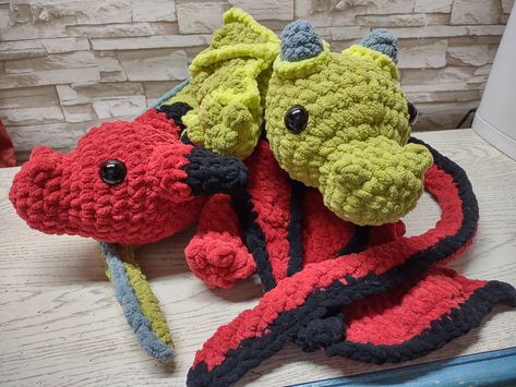 Dragon Crochet pattern is here guys! Fourth Wing Crochet Patterns, Crochet Dragon Hat Free Pattern, Crochet Dragon Plushie Pattern, Dragon Lovey Crochet Pattern Free, Crochet Weighted Stuffed Animal, Dragon Free Crochet Pattern, Free Dragon Crochet Pattern, Crochet Dragon Free Pattern, Crochet Dragon Pattern Free