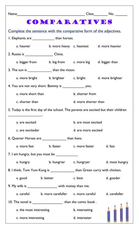 Adjectives Degrees Worksheet, As Adjective As Worksheet, Adjectives Exercises Worksheets, Adjective Degrees Worksheet, Degrees Of Comparison Activities, Grade 5 English Worksheets Activities, Degree Of Adjectives Worksheets, Adjectives Worksheet Grade 5, Comparative Adjectives Activities