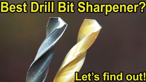 Drill Bit Sharpening, Drill Bit Sharpeners, Welding Design, Well Drilling, Sharpening Tools, Harbor Freight, Metal Working Tools, Drill Press, Hair Removal Cream