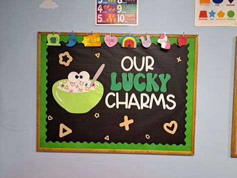 March bulletin boards
St. Patrick's Day 
Our lucky charms St Patricks Bulletin Boards, Lucky Charms Classroom Door, At Patrick’s Day Bulletin Board, Honor Roll Bulletin Board Ideas, March Bulletin Board Ideas For School, March Bulletin Board Ideas Preschool, Lucky Charms Bulletin Board, Kudos Board, March Bulletin Board Ideas