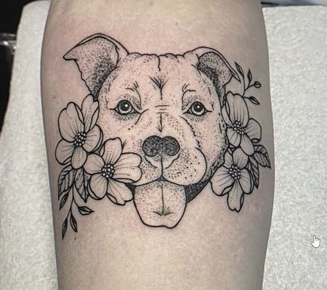 Staffie Tattoo, Staffordshire Bull Terrier Tattoo, American Staffordshire Bull Terrier, Bull Terrier Tattoo, Terrier Tattoo, Dog Tattoo Ideas, Beautiful Tattoos For Women, Cross Tattoos, Cute Little Tattoos