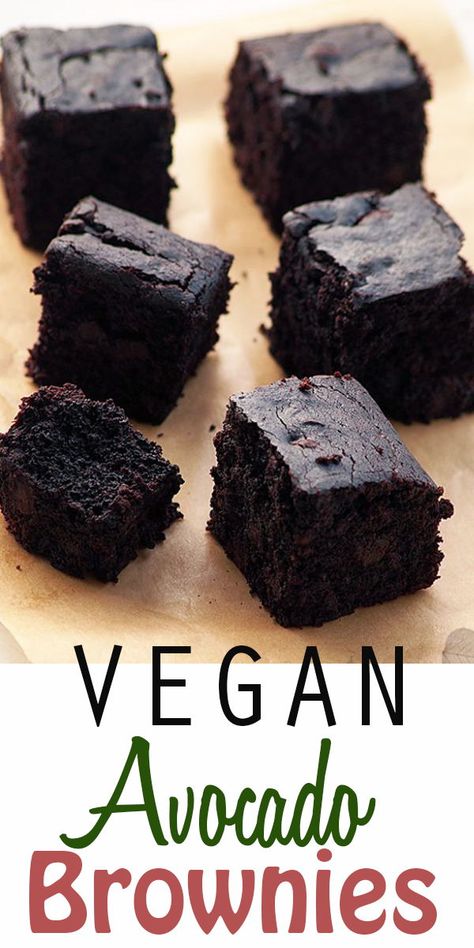 Chocolate Avocado Brownies, Fruit Calories, Brownie Vegan, Chocolate Brownies Recipe, Vegan Brownies Recipe, Avocado Cake, Cake Easter, Avocado Brownies, Avocado Chocolate