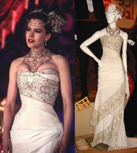 The costume vault: Moulin Rouge and the art of Kitsch Hindi Wedding Dress, Moulin Rouge Dress, Nicole Kidman Moulin Rouge, Satine Moulin Rouge, Moulin Rouge Outfits, Moulin Rouge Costumes, Moulin Rouge Movie, Hindi Wedding, Movies Outfit