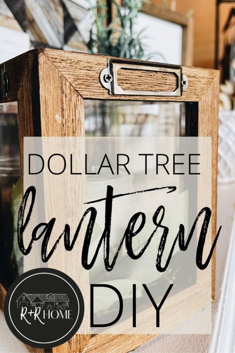 Dollar Tree Lanterns Diy, Diy Lanterns Dollar Store, Dollar Tree Lantern, Diy Candle Lantern, Diy Holiday Candles, Diy Wood Lanterns, Wood Lantern Diy, Wooden Lanterns Diy, Wooden Rings Diy