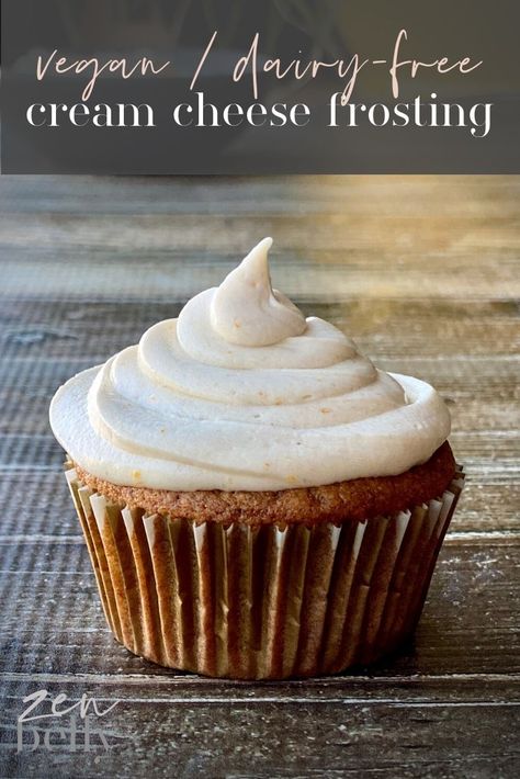 Dairy Free Icing Recipe, Dairy Free Cream Cheese Icing, Non Dairy Cream Cheese, Lactose Free Cream Cheese, Dairy Free Icing, Dairy Free Deserts, Dairy Free Cream Cheese Frosting, Vegan Cream Cheese Frosting, Dairy Free Baking