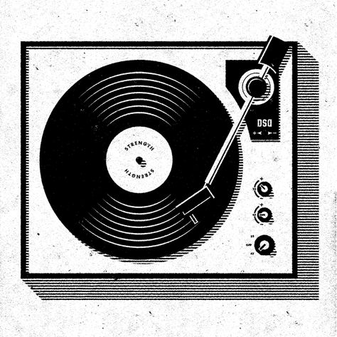 Spinning Vinyl Gif, Spinning Record Gif, Bacon Rolls, Old Record Player, Vintage Turntable, Records Vinyl, Music Artwork, Music Images, Vinyl Music