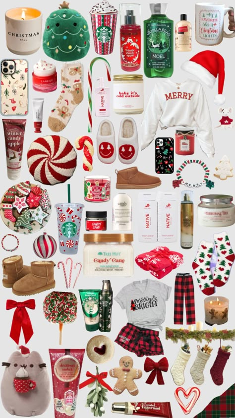 christmassss #christmas #holidays #jolly #holly #mostwonderfultimeoftheyear #winter #christmasseason Girly Christmas Gifts, Cute Christmas Ideas, Christmas Outfit Ideas, Christmas Bucket, Christmas Dreaming, Christmas Prep, Christmas Collage, Preppy Christmas, Cosy Christmas