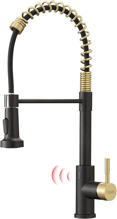 Laundry Small, Single Kitchen, Gold Kitchen Faucet, Touchless Kitchen Faucet, Touchless Faucet, Spring Kitchen, Brass Kitchen Faucet, Black Kitchen Faucets, Gold Kitchen