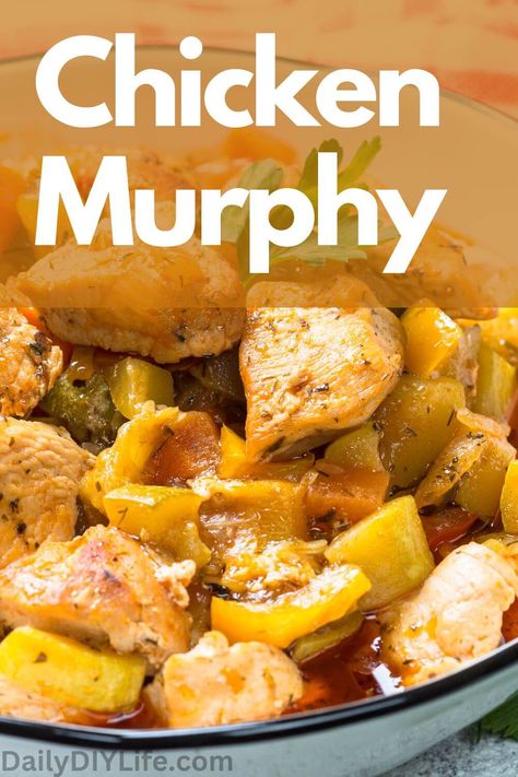 Peperoncini Recipes, Chicken Murphy, Italian Chicken And Peppers, Chicken Murphy Recipe Italian, Italian Chicken Skillet Recipes, Chicken Murphy Recipe, Chicken And Pepperchini, Peppadew Peppers, Easy Italian