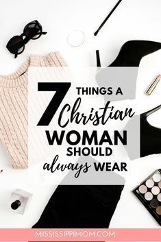 7 Things a Christian Woman Should Always Wear & I'm not talking about clothes! Paul says to clothe ourselves with 7 accessories that are essential to the Christian life. Find out what they are! Christian Women's Ministry, Christian Woman Encouragement, Games Group, God 1st, God's Help, Sabbath Rest, Camp Games, Youth Groups, Reunion Games