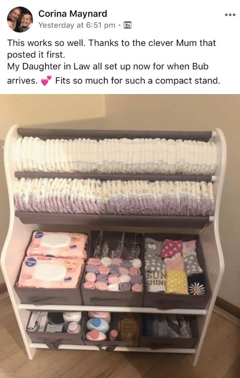 Organised Mum, Ikea Desk Hack, Mommy Hacks, Baby Nursery Organization, Baby Room Organization, Baby Storage, Newborn Baby Tips, Newborn Mom, Baby Life Hacks