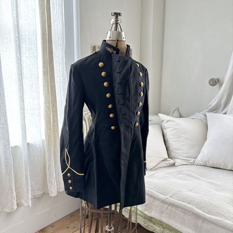 French Uniform, Sea Queen, French Military, Royal Clothing, Vintage Textile, Black French, Vintage Textiles, Capsule Collection, Military Aircraft