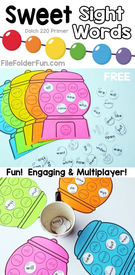 You searched for Gumball - Sight Word Art Projects, Free Sight Word Games, Kindergarten Sight Word Games, Sight Word Fun, Sight Words Printables, Daily Five, Kindergarten Games, Kindergarten Centers, Sight Words Kindergarten