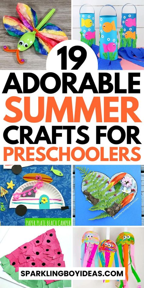 Summer crafts for preschoolers are here! Explore fun outdoor activities for preschoolers with our DIY summer crafts for kids, including preschool beach crafts and simple summer craft projects for kids. Dive into nature crafts for kids, easy summer crafts for toddlers, and engaging preschool summer arts and crafts. Discover educational crafts for toddlers, recycled crafts for preschoolers, and sun crafts for preschoolers. From paper plate crafts to summer-themed sensory bins, we've them all. Summer Crafts For Kids Preschool Easy, May Art For Preschoolers, Easy Summer Daycare Crafts, Cute Summer Crafts For Kids, Summertime Toddler Crafts, June Arts And Crafts For Preschoolers, Summer Break Crafts For Kids, Summer Art Projects For Kindergarten, Summertime Activities For Preschool