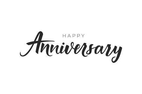 Happy Anniversary Font, Congratulations Font, Anniversary Font, Happy Anniversary Text, Happy Text, Vector Typography, 2 Year Anniversary, Second Anniversary, Black Men Haircuts