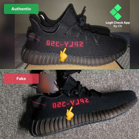 The Ultimate Real Vs Fake Yeezy Boost 350 V2 Bred (Black Red) Guide - Legit Check By Ch Bred Outfits, Fake Vs Real, Legit Check, Fake Shoes, Sply 350, Jeans Outfit Men, Tennis Shoes Outfit, Baddie Tips, Shoes Outfit