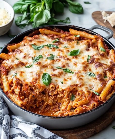 Million Dollar Baked Ziti Recipe Ziti Bake, Ziti With Sausage, Baked Ziti With Sausage, Pan Pasta, Easy Baked Ziti, One Pan Pasta, Ziti Recipes, The Seasoned Mom, Baked Ziti Recipe