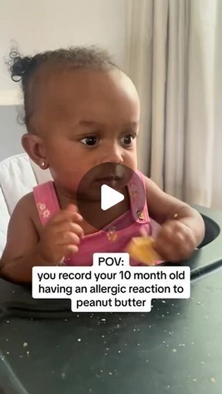 Cuteness Overload on Instagram: "Peanut Butter Allergy Awareness. Follow @bckcutie for more! -  🎥 @chelsthemama via TikTok  #Cutenessoverload #naturalhair  #cutiealert #babiesofinstagram #babyfever  #melanin #cute  #cutebabies #cutekids #bckcutie #blackbabies" Cute Babies Mixed, Blaxican Babies, Babies Black, Biracial Babies, Allergy Awareness, Black Babies, Good Parenting, Baby Fever, Cuteness Overload