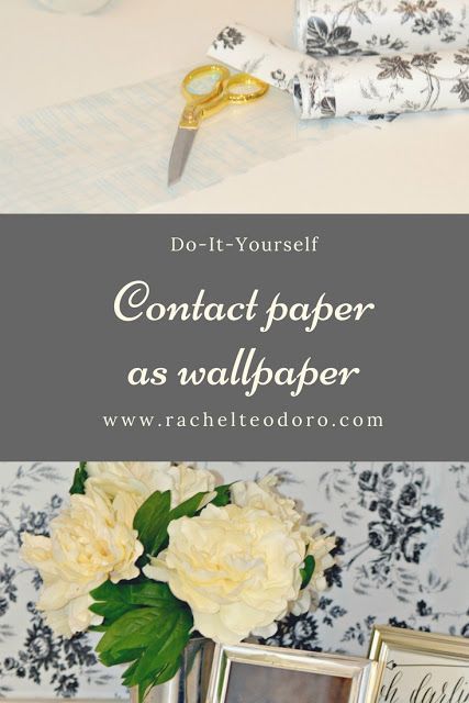 Contact Paper Used as Wallpaper DIY Contact Paper On Walls, Contact Paper Wall, Wallpaper Diy, Sewing Spaces, As Wallpaper, Sewing Space, Paper Ideas, Rental Decorating, Camping Recipes